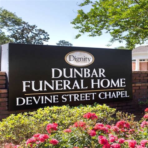 dunbar funeral home obituaries devine street